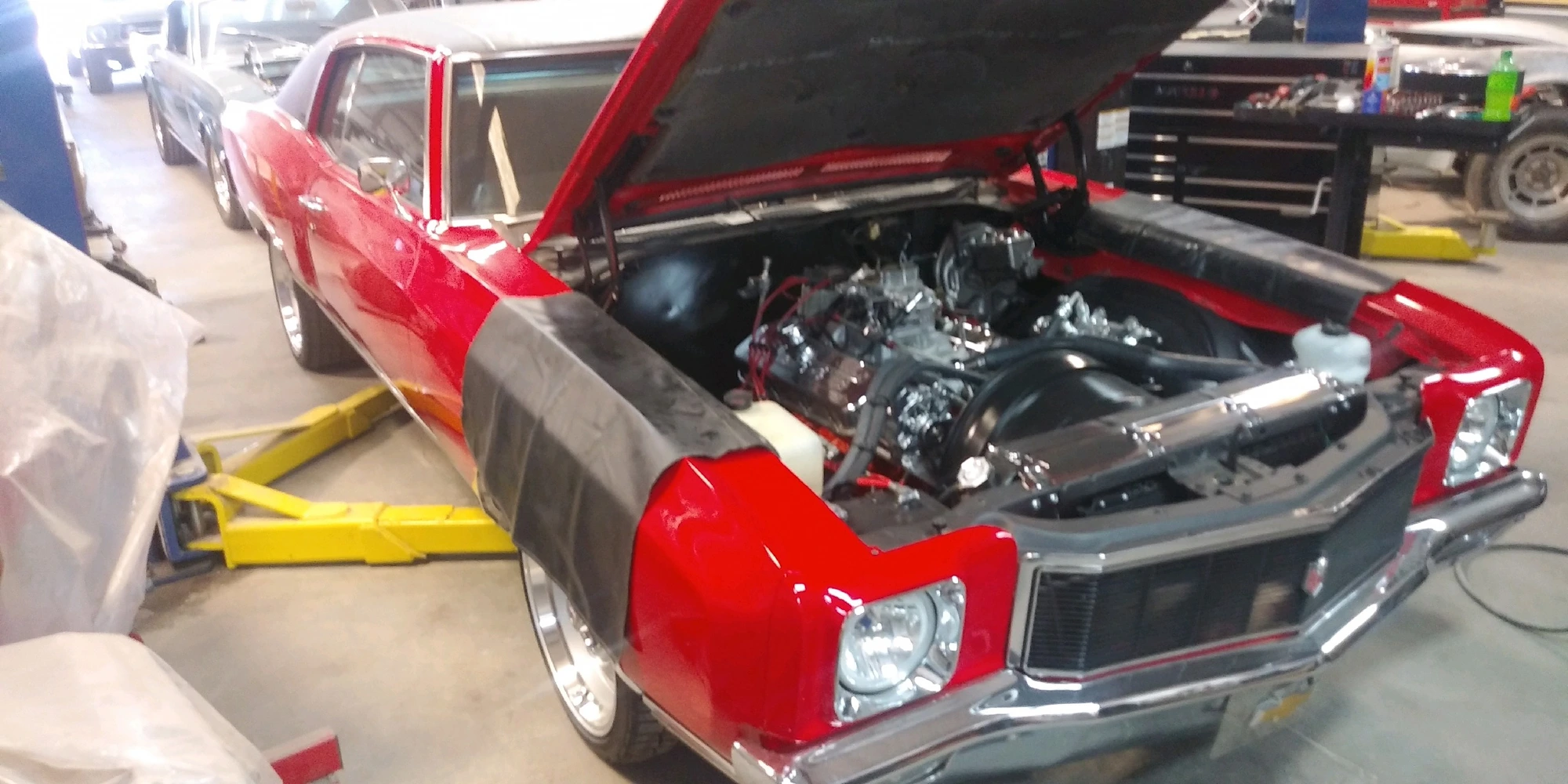 1971 Chevrolet Monte Carlo street build with 454ci big block and Hotchkis suspension — photo 1
