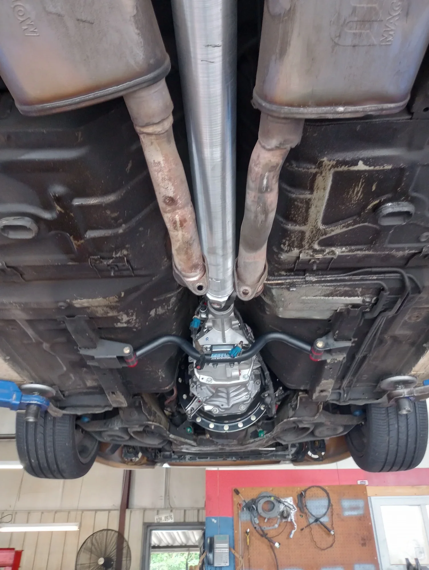 Tremec T56 Magnum transmission installed in a 1998 Mustang Cobra — photo 3